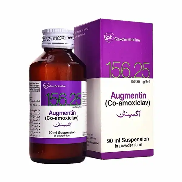 Augmentin 90ml Suspension 156.25mg